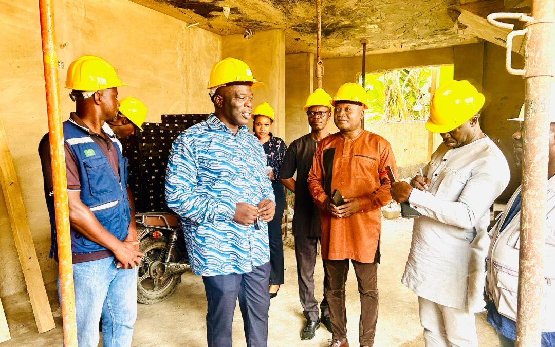 MINISTER OF EMPLOYMENT AND LABOUR RELATIONS, HON. IGNATIUS BAFFOUR-AWUAH, INSPECT ONGOING OFFICE EXPANSION PROJECT AT FAIR WAGES AND SALARIES COMMISSION